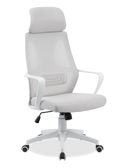 Bennet 24.4" Adjustable Mesh Office Chair – White | Chaise de bureau réglable Bennet de 24.4 po en mailles - blanche