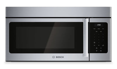Bosch 300 Series 1.6 Cu. Ft. Over-the-Range Microwave with 300 CFM - Stainless Steel - HMV3054C | Four à micro-ondes à hotte intégrée Bosch de série 300 de 1,6 po et de 300 pi3/min - HMV3054C | HMV3054S