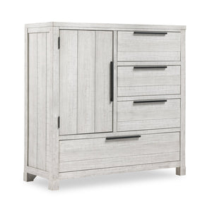 Haven Bedroom 4-Drawer Chest with Storage Cabinet, 48