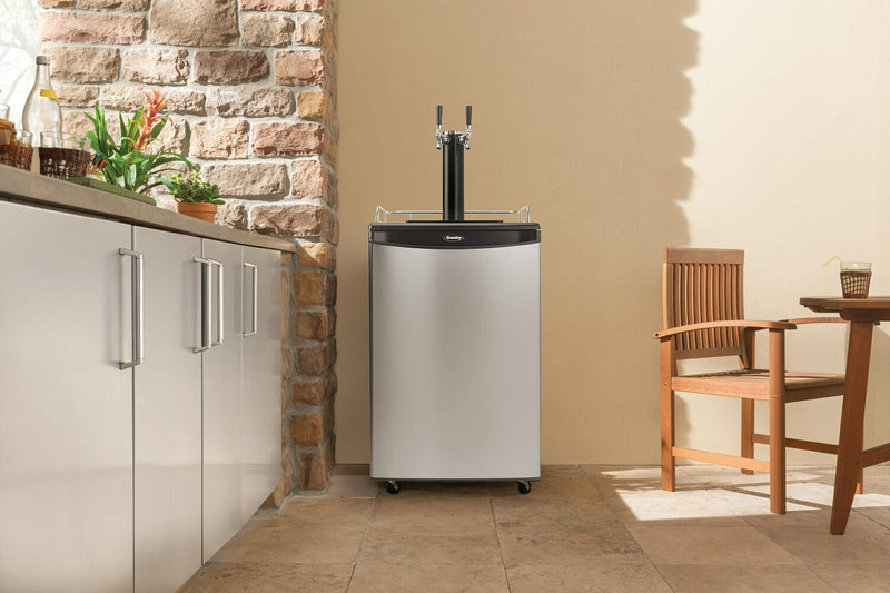 Danby 5.4 Cu. Ft. Single-Tap Kegerator - DKC054A1BSLDB