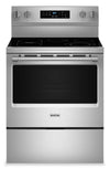 Maytag 30\" 5.3 Cu. Ft. Electric Range with No Preheat Air Fry - Stainless Steel - YMFES6030RZ