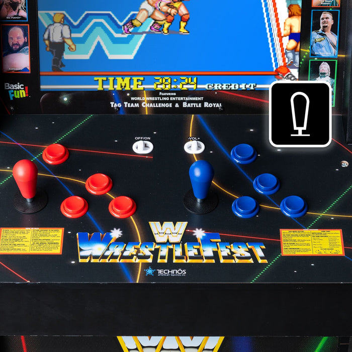 Basic Fun Arcade Classics WWE Ultra Series 5 Game Arcade Cabinet