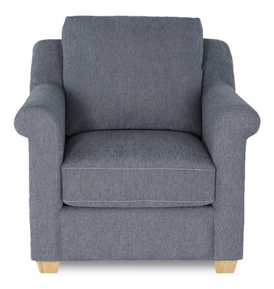 Finesse 37" Contemporary Chenille Fabric Chair - Flint Moss | Fauteuil contemporain Finesse de 37 po en tissu de chenille - mousse de silex