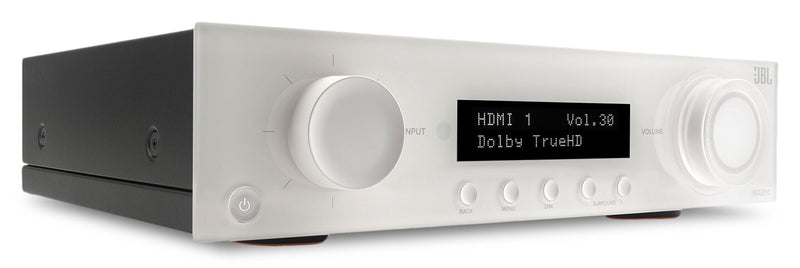 JBL MA310 5.2-Channel 4K AV Receiver - White (JBLMA310WHTAM)