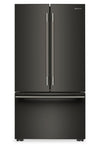 KitchenAid Counter-Depth French Door Refrigerator with Internal Water Dispenser – Black Ore - KRFC336SBE