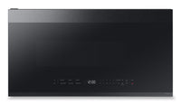 Samsung 2.1 Cu. Ft. Over-the-Range Microwave with 400 CFM and Glass Touch Control - Matte Black - ME…