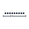 Thor Kitchen Handle and Knob Set for 48” Range in Gun Metal Blue - CKA-RG48-BLU