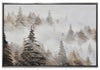 Tree Line Framed Acrylic Painting - 31.5\" x 47.5\"