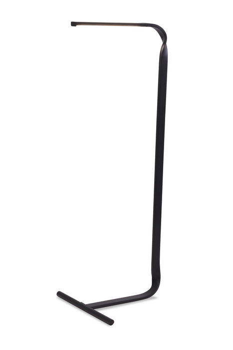 Helix 40\" Matte Black LED Floor Lamp