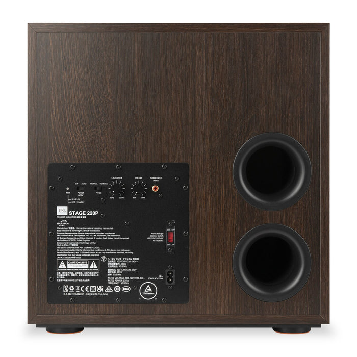 JBL Stage 220P 12\" 500W Powered Subwoofer - Black (JBL220PBLKAM)