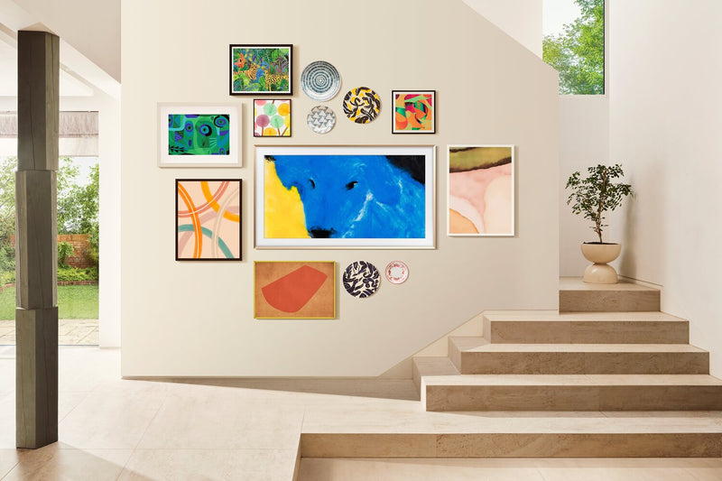 SAMSUNG 65\" LS03F The Frame with Vision AI QLED 4K UHD Smart TV (QN65LS03FAFXZC) - 2025 Model