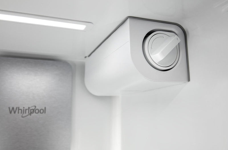 Whirlpool 36\" 21 Cu. Ft. Side-by-Side Refrigerator - Black - WRSC5536RB