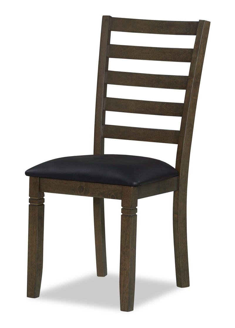 Devon 7pc Dining Set with Table & 6 Chairs - 60"W, Wood - Dark Brown ...