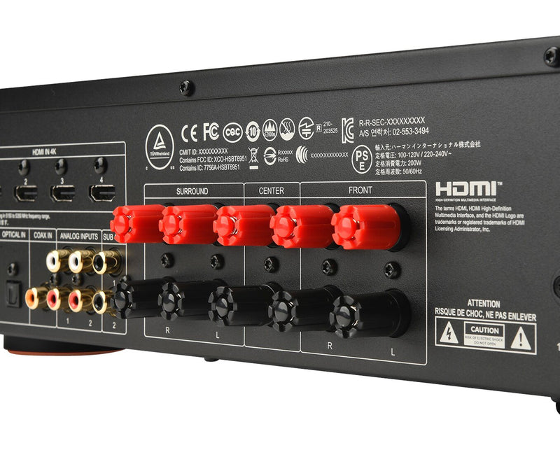 JBL MA310 5.2-Channel 4K AV Receiver - White (JBLMA310WHTAM)