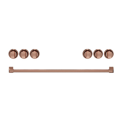 Thor Kitchen Handle and Knob Set for 36” Range in Rose Gold - CKA-RG36-RSG | Ensemble de poignées et de boutons Thor Kitchen or rose pour cuisinière de 36 po - CKA-RG36-RSG | RG36KRSG