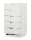 Everley 5-Drawer Bedroom Chest, 29\"W - White