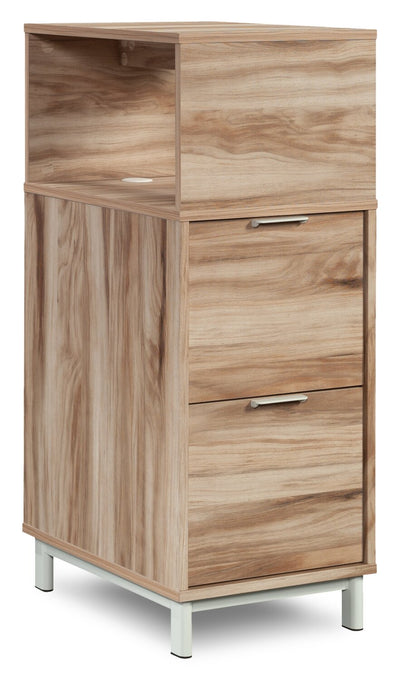 Harrison 15.75" 2-Drawer Filing Cabinet - Kiln Acacia | Classeur Harrison de 15.75 po à 2 tiroirs - acacia séché au séchoir