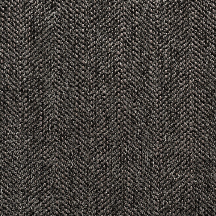 Made in Canada Nofia 36\" Chenille Fabric Chair with Wood Legs - Charcoal Grey