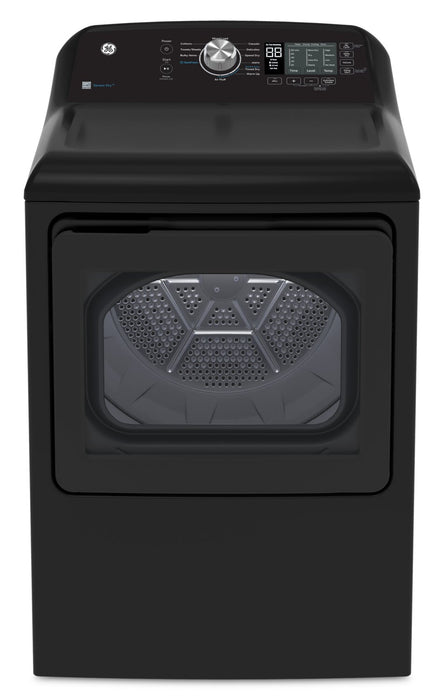 GE 5.3 Cu. Ft. Top Load Washer and 7.4 Cu. Ft. Electric Dryer – Diamond Grey