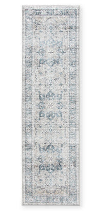 Melis Grey Washable Runner Area Rug - 2’ x 7’