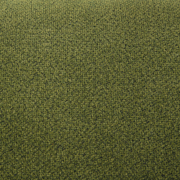 Tofino Outdoor Patio Ottoman - Resin Wicker & Aluminum - UV & Weather Resistant - Green/Brown/Black