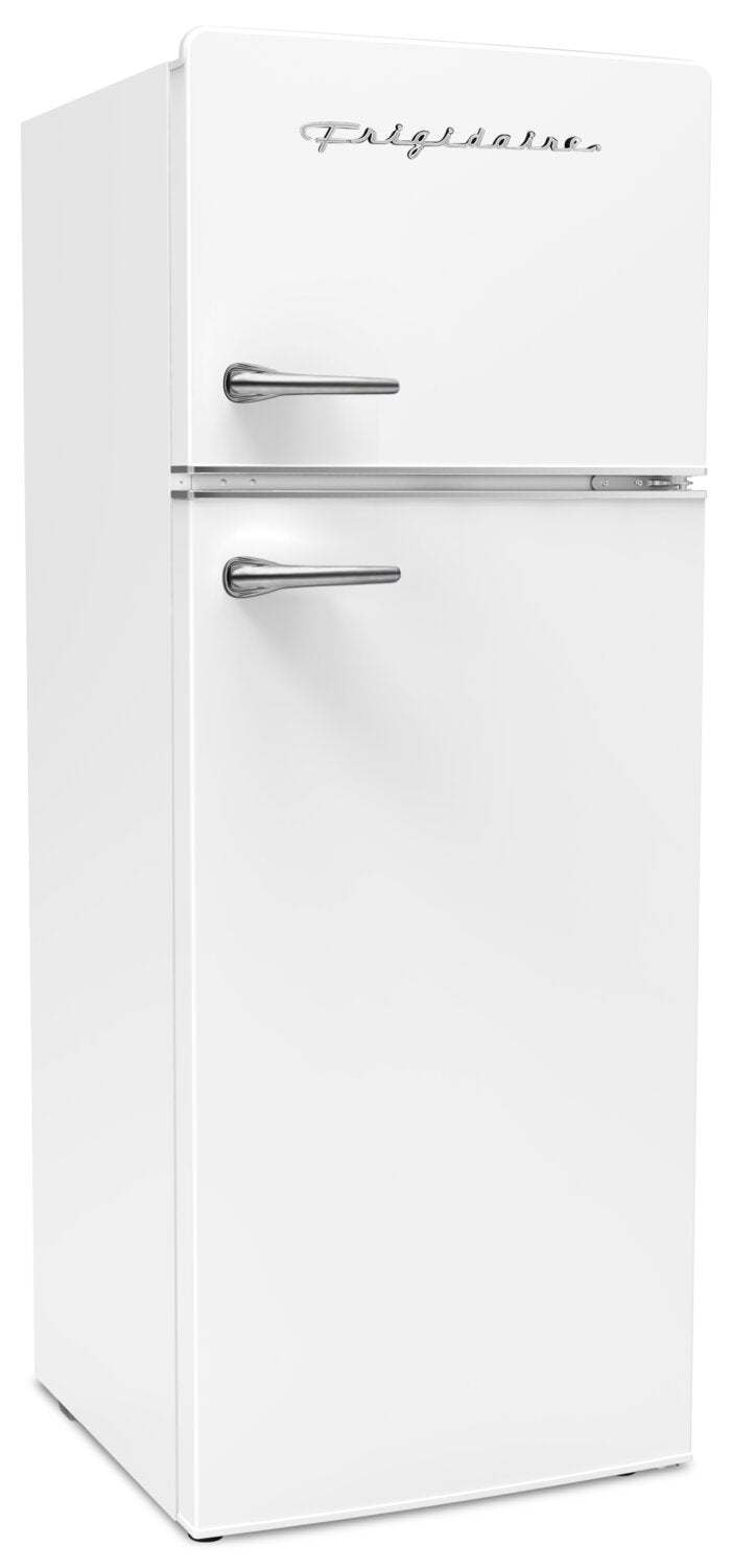 Frigidaire サイドバイサイド冷蔵庫 ホワイト Frigidaire 7.2 Cu. Ft. Retro Top-Freezer Refrigerator - White
