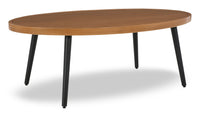 Tofino Outdoor Patio Oval Coffee Table - 22
