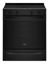 Whirlpool 30\" 5.3 Cu. Ft. Electric Smart Range with No Preheat Mode – Black - YWSES3330TB