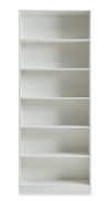 William 31.5\" 6-Shelf Bookcase - White