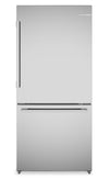 Bosch 100 Series 33\" 17.2 Cu. Ft. Counter-Depth 2-Door Refrigerator - Stainless Steel - B33CM10SNS