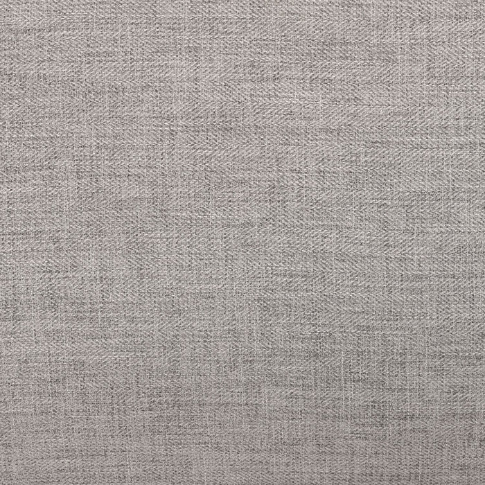 Kort & Co. Freeman 80” Linen-Look Fabric Condo Size Sofa with Wood Legs - Dove White