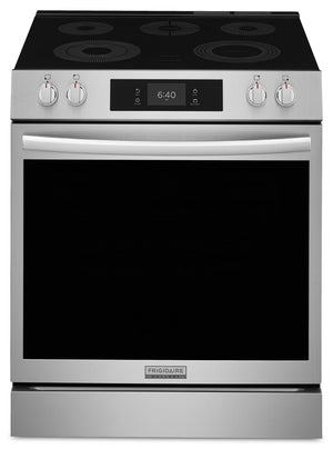 Frigidaire Gallery 6.2 Cu. Ft. Electric Range with Stone-Baked Pizza - Smudge-Proof® Stainless Steel - GCFE307CBF