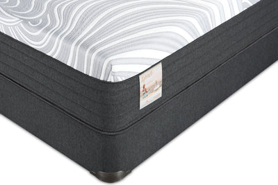 Springwall Spa 12 Plush Smooth Top Twin Mattress in a Box Set | Ensemble matelas moelleux à plateau-coussin dans une boîte Spa 12 de Springwall pour lit simple
