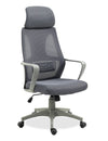 Bennet 24.4\" Adjustable Mesh Office Chair – Grey
