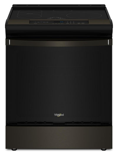 Whirlpool 6.4 Cu. Ft. Induction Range with No Preheat Air Fry - Black Stainless Steel - WSIS5030RV | Cuisinière à induction Whirlpool de 6,4 pi3 avec friture à air sans préchauffage - acier inoxydable noir - WSIS5030RV | WSIS503V