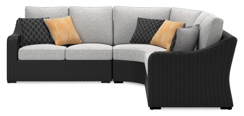 Jasper Patio 3-Piece Set - Black
