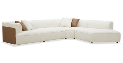 Tribeca 4-Piece Right-Facing Sectional - Pearl | Sofa sectionnel de droite Tribeca 4 pièces - perle