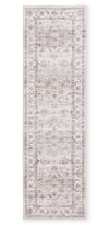 Aylin Ivory Washable Runner Area Rug - 2’ x 7’