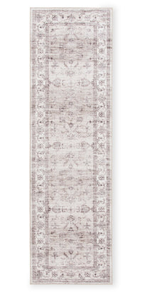 Aylin Ivory Washable Runner Area Rug - 2’ x 7’