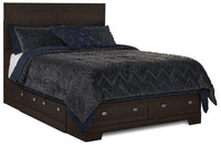 Yorkdale Full 6 Drawer Storage Bed - Brown