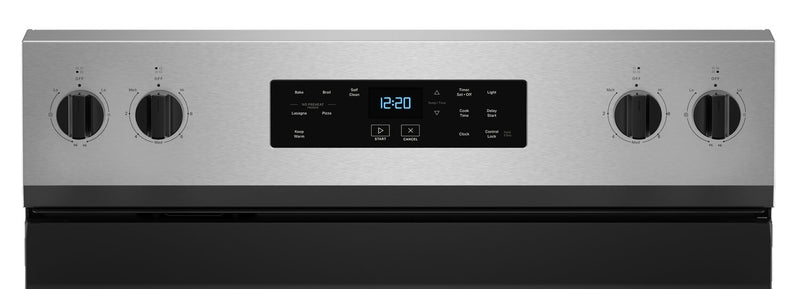 Whirlpool 5.3 Cu. Ft. Electric Range with Self-Clean - Stainless Steel - YWFES3530RS