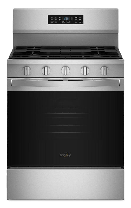 Whirlpool 5.0 Cu. Ft. Gas Range with Air Cooking – Fingerprint Resistant Stainless Steel - WFGS5730SZ