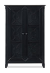 Stella 31.5\" Storage Accent Cabinet – Black