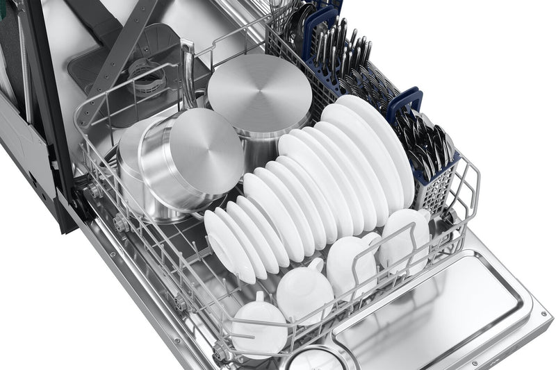 Samsung 24\" 48 dBA 5500 Series Top-Control Dishwasher with Third Rack - DW80DG5500SRAA
