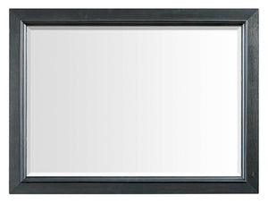 Casa Bedroom Dresser Mirror, Attachable, Wall Hanging, Wood - Black