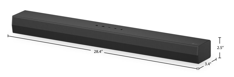 LG 2.1 CH Bluetooth Dolby Digital Soundbar with Wireless Subwoofer (S40T.DCANLLK)