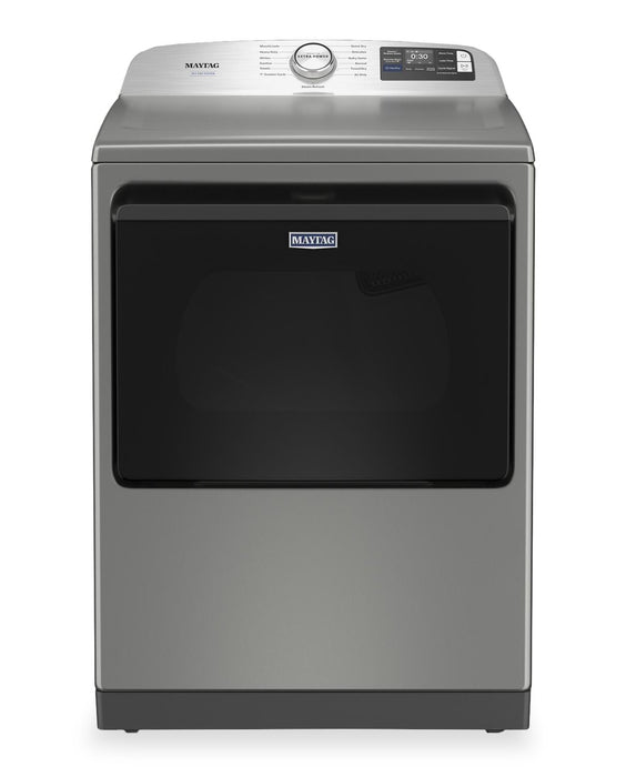 Maytag 6.0 Cu. Ft. Pet Pro Smart Top-Load Washer and 7.4 Cu. Ft. Electric Dryer – Radiant Silver