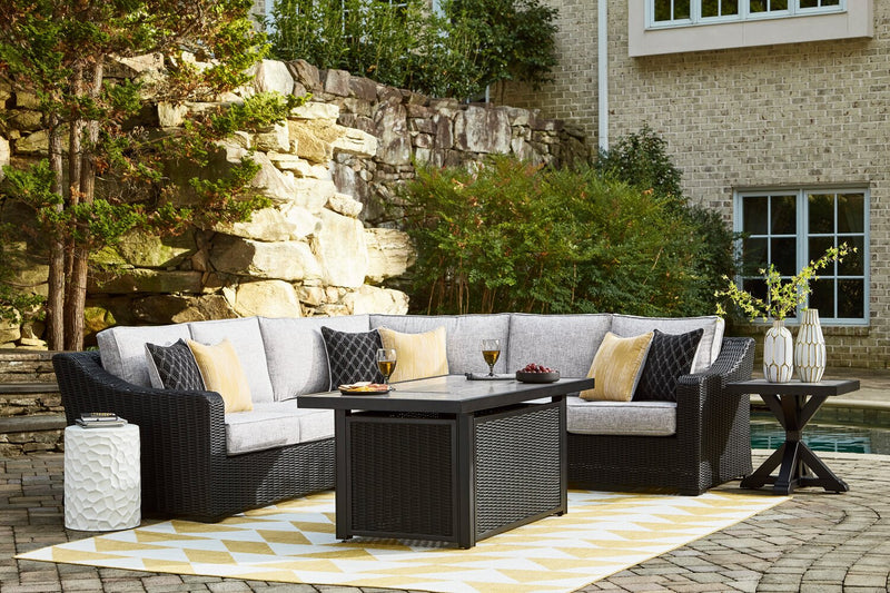 Jasper Patio 3-Piece Set - Black