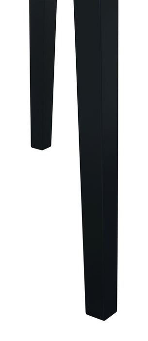 Bryn Drop-Leaf Dining Table, 42\" Round - Black