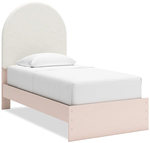 Lola Twin Bed with Upholstered Headboard